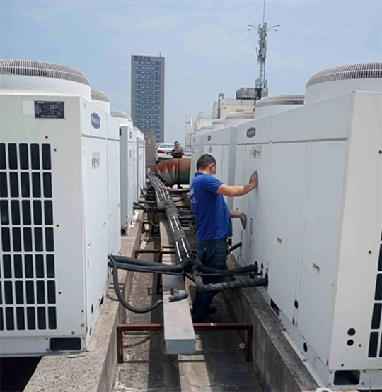 龙港中央空调制热和不制冷系统维修方法